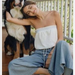 White Anthropologie Tube Top